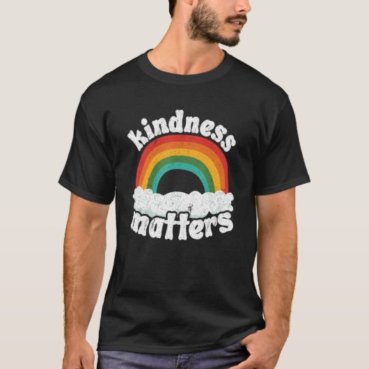 Positive Sped Teacher Anti Bullying Rainbow Kindne Tシャツ (正面)