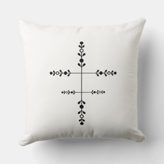 Positive Sunshine Art – Bright Happy Sun and Flowe クッション