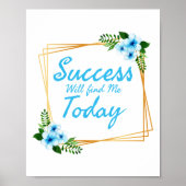 positive vibe sayings for self care ポスター (正面)