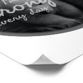 positive vibes about life and self acceptance ポスター (角)