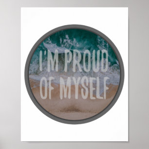 positive vibes about self love and self acceptance ポスター