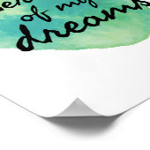 positive vibes for self acceptance ポスター (角)