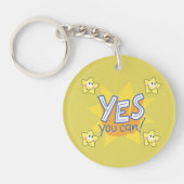 Positive Vibes Only キーホルダー (正面)