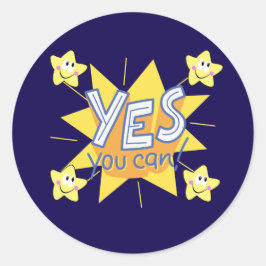 Positive Vibes Only ラウンドシール