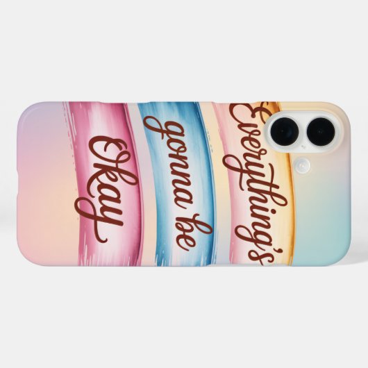 Positive Vibes Only Case Case-Mate iPhoneケース (裏面 (横))