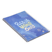 Positive Vibes Only Spiral Notebook  ノートブック (右側)