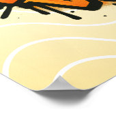 “Positive Vibes” Parrot ポスター (角)