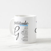 PositivEnergyの感謝のマグ コーヒーマグカップ (正面左)