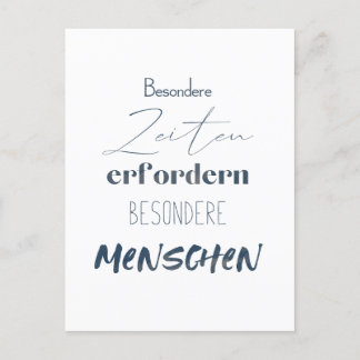 Positiver Spruch Zitat auf einer Postkarte ポストカード