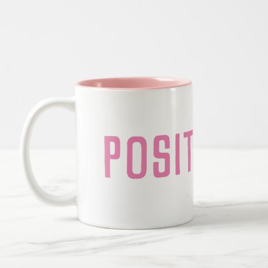 POSITIVITEA包み込みマグカップ ツートーンマグカップ (左)