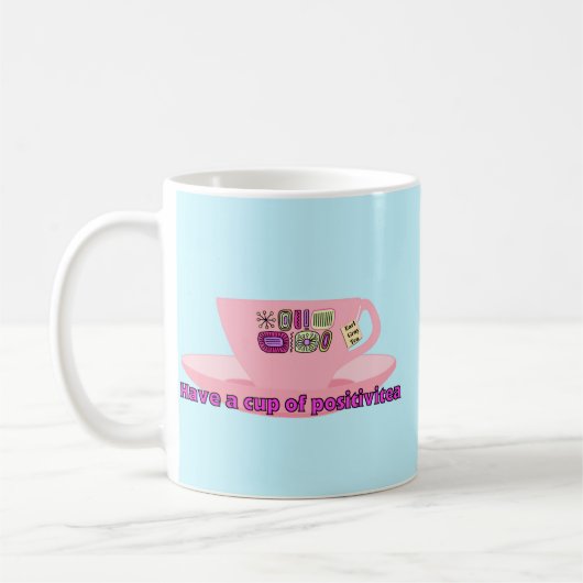 Positivitea コーヒーマグカップ (左)