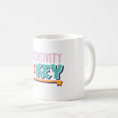 positivity is the key design  コーヒーマグカップ (正面右)