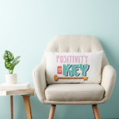 positivity is the key design ランバークッション (椅子)