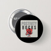 Positivity Rocksシール 缶バッジ (正面&裏面)