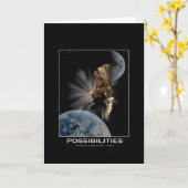 『POSSIBILITY』 Bald Eagle やる気を起こさせる Gift カード (黄色い花)