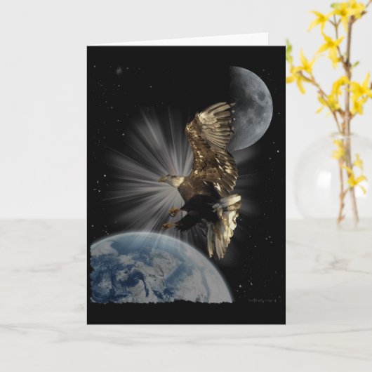 『POSSIBILITY』 Bald Eagle やる気を起こさせる Gift カード (黄色い花)