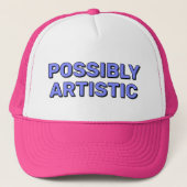 Possibly Artistic™ Trucker Hat キャップ (正面)