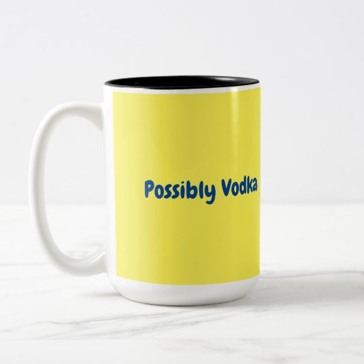 Possibly Vodka Mug ツートーンマグカップ (左)