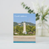 Possidi Lighthouse, Greece, Postcard ポストカード (スタンド正面)