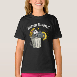 Possum Paparazzi Tシャツ:ナイトクロおもしろいーラティー Tシャツ