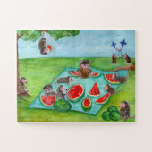 Possum Picnic Puzzle ジグソーパズル (横)