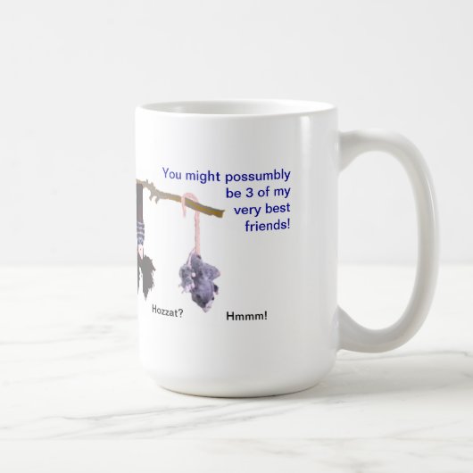 Possumbly 3人の親友! コーヒーマグカップ (右)