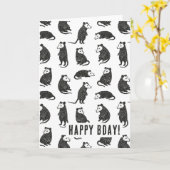 Possums カード (黄色い花)