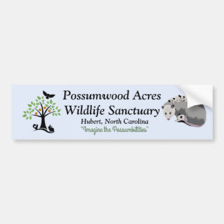 Possumwoodのエーカーのふくろねずみのバンパーステッカー バンパーステッカー