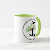 Possumwoodのエーカーの自然保護区のマグ マグカップ (正面右)