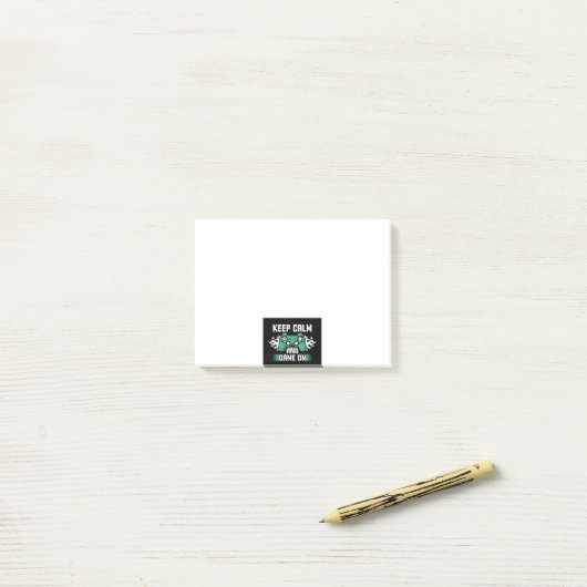 Post保 ItノートにCalmとGameを追加 ポストイット (デスク上)