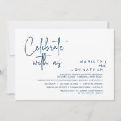 Post 祝結婚Elopmentパーティー 招待状 (正面)