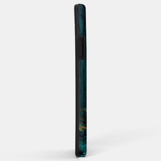Post-Apocalyptic Flooded Ruins Teal Dystopian iPho Case-Mate iPhoneケース (裏面/右)