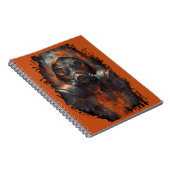 Post Apocalyptic Gas Mask Toxic Grunge  ノートブック (右側)