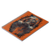 Post Apocalyptic Gas Mask Toxic Grunge  ノートブック (左側)