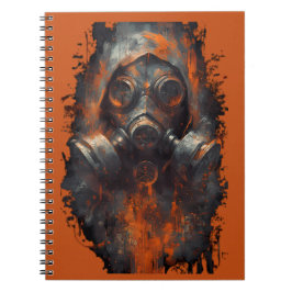Post Apocalyptic Gas Mask Toxic Grunge  ノートブック