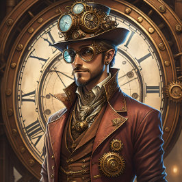 Post-appocalyptic Steampunk Man v12 薄葉紙