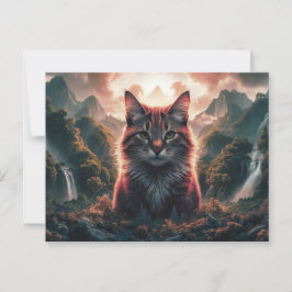 Post card  Cat  Série 10  ポストカード