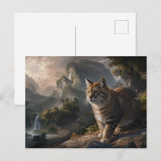 Post card Cat Série 10 02 ポストカード (正面/裏面)