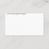 Post Card From The Heart 名刺 (裏面)