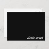 Post card London at night ポストカード (正面/裏面)
