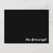 Post card New York at night ポストカード (正面)