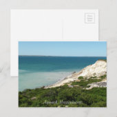Post Card of view from Light house in Aquinnah, Ma ポストカード (正面/裏面)