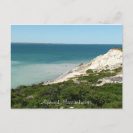 Post Card of view from Light house in Aquinnah, Ma ポストカード