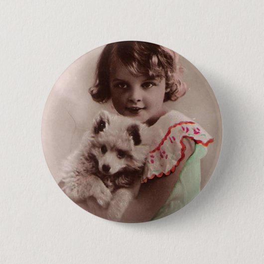 Post Card Romantic 缶バッジ (正面)