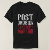 Post Concussion Syndrome Warrior Brain Injury Awar Tシャツ (デザイン正面)