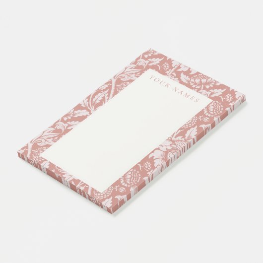 POST-ITに関する注意：ウィリアム・モリス：フローラデザイン ポストイット (アングル)