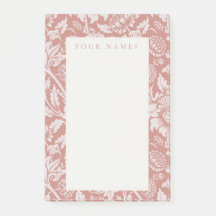 POST-ITに関する注意：ウィリアム・モリス：フローラデザイン