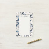 POST-ITに関する注意:ウィリアム・モリス:壁花 ポストイット (デスク上)