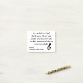 Post-Itを閉じすぎるように駐車。 ポストイット (デスク上)