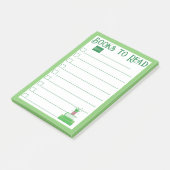 Post-Itノートをリストす読るグリーンブック ポストイット (アングル)